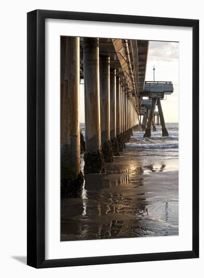 Venice Beach Pier-Lori Hutchison-Framed Photographic Print