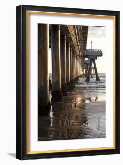 Venice Beach Pier-Lori Hutchison-Framed Photographic Print
