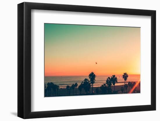 Venice Beach Sunset - LA-Andrew Shiels-Framed Photographic Print