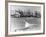 Venice Beach View of Oil Derricks-null-Framed Photo