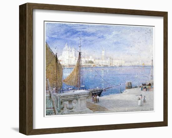 Venice, before the Campanile Fell, 1903-Albert Goodwin-Framed Giclee Print