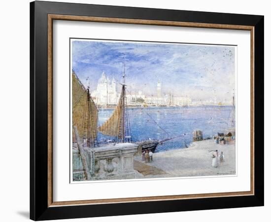 Venice, before the Campanile Fell, 1903-Albert Goodwin-Framed Giclee Print