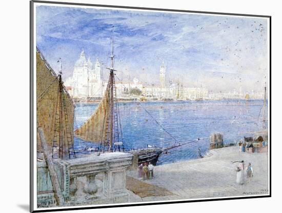 Venice, before the Campanile Fell, 1903-Albert Goodwin-Mounted Giclee Print