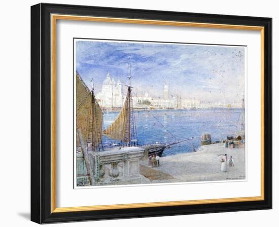 Venice, before the Campanile Fell, 1903-Albert Goodwin-Framed Giclee Print