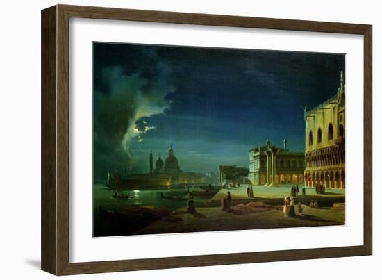 Venice by Moonlight-Ippolito Caffi-Framed Giclee Print