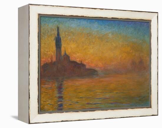 Venice by Twilight, 1908-Claude Monet-Framed Premier Image Canvas