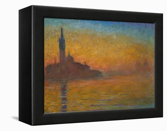 Venice by Twilight, 1908-Claude Monet-Framed Premier Image Canvas