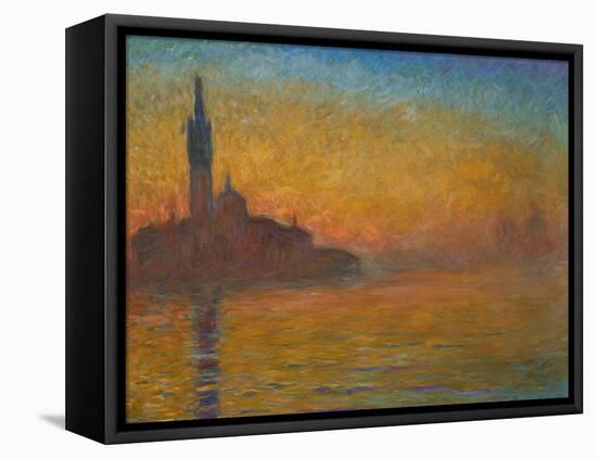 Venice by Twilight, 1908-Claude Monet-Framed Premier Image Canvas