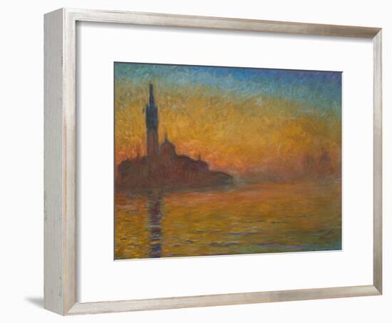 Venice by Twilight, 1908-Claude Monet-Framed Premium Giclee Print