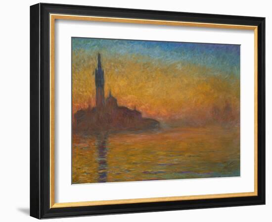 Venice by Twilight, 1908-Claude Monet-Framed Giclee Print