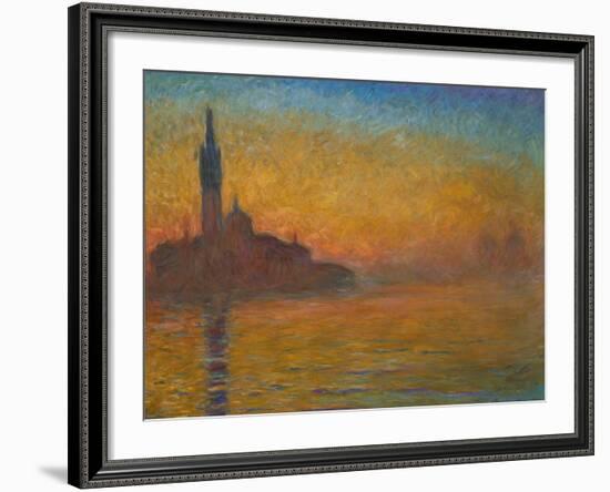 Venice by Twilight, 1908-Claude Monet-Framed Giclee Print