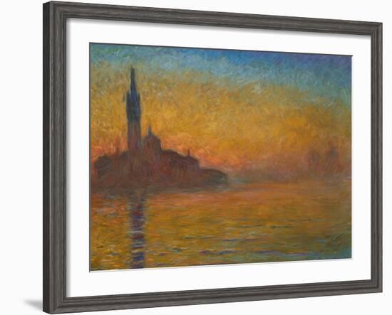 Venice by Twilight, 1908-Claude Monet-Framed Giclee Print