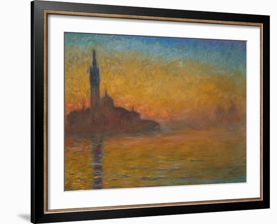 Venice by Twilight, 1908-Claude Monet-Framed Giclee Print