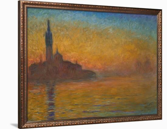 Venice by Twilight, 1908-Claude Monet-Framed Giclee Print