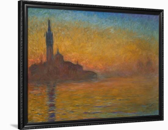 Venice by Twilight, 1908-Claude Monet-Framed Giclee Print