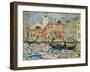 Venice, c.1909-Maurice Brazil Prendergast-Framed Giclee Print