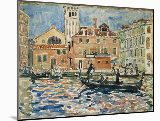 Venice, c.1909-Maurice Brazil Prendergast-Mounted Giclee Print