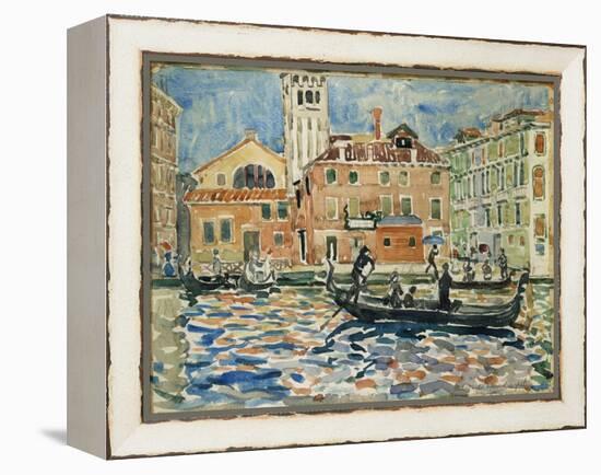 Venice, c.1909-Maurice Brazil Prendergast-Framed Premier Image Canvas