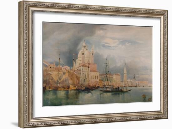 'Venice', c1850, (1935)-James Holland-Framed Giclee Print