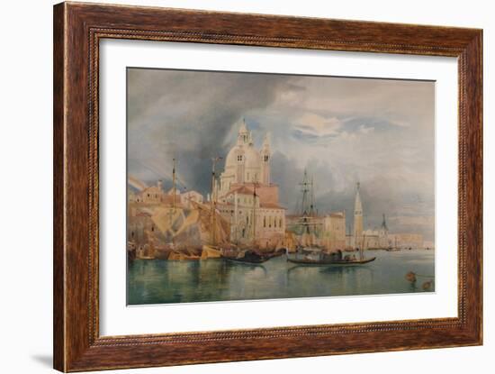 'Venice', c1850, (1935)-James Holland-Framed Giclee Print