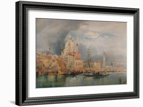 'Venice', c1850, (1935)-James Holland-Framed Giclee Print