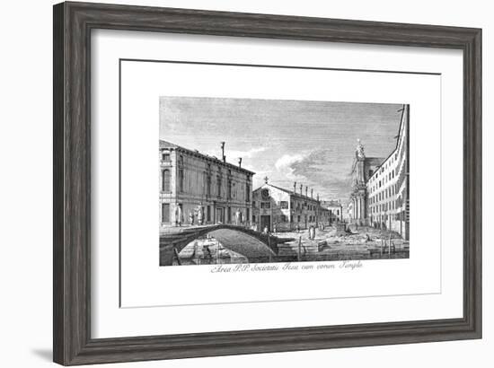 Venice: Campo Dei Gesuiti-Antonio Visentini-Framed Giclee Print