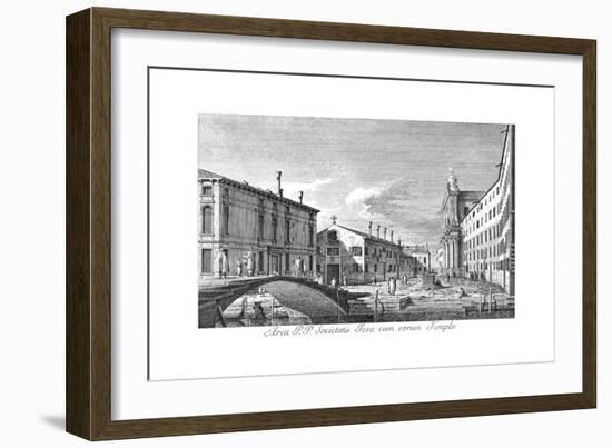 Venice: Campo Dei Gesuiti-Antonio Visentini-Framed Giclee Print