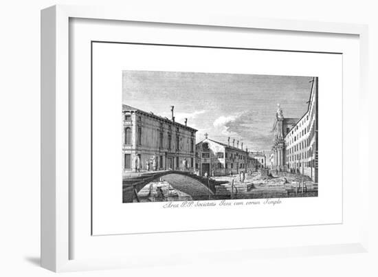 Venice: Campo Dei Gesuiti-Antonio Visentini-Framed Giclee Print