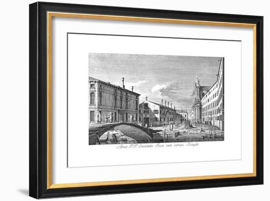 Venice: Campo Dei Gesuiti-Antonio Visentini-Framed Giclee Print