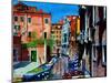 Venice Canal, Dorsoduro, August 2016-Anthony Butera-Mounted Giclee Print