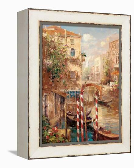 Venice Canal I-Peter Bell-Framed Stretched Canvas