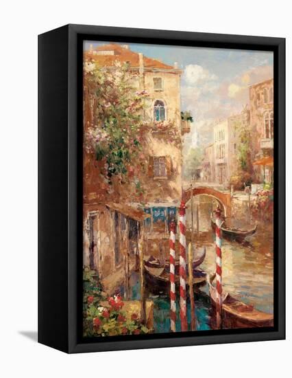 Venice Canal I-Peter Bell-Framed Stretched Canvas