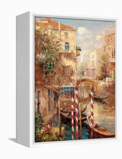 Venice Canal I-Peter Bell-Framed Stretched Canvas