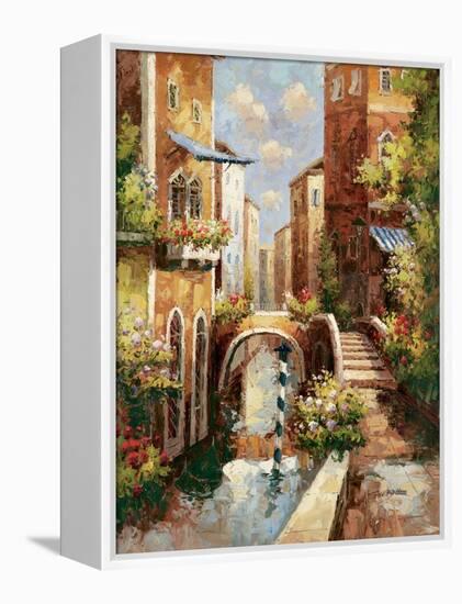 Venice Canal II-Peter Bell-Framed Stretched Canvas