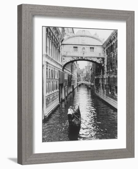 Venice Canal-Cyndi Schick-Framed Premium Giclee Print