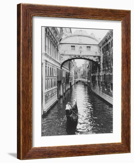 Venice Canal-Cyndi Schick-Framed Premium Giclee Print