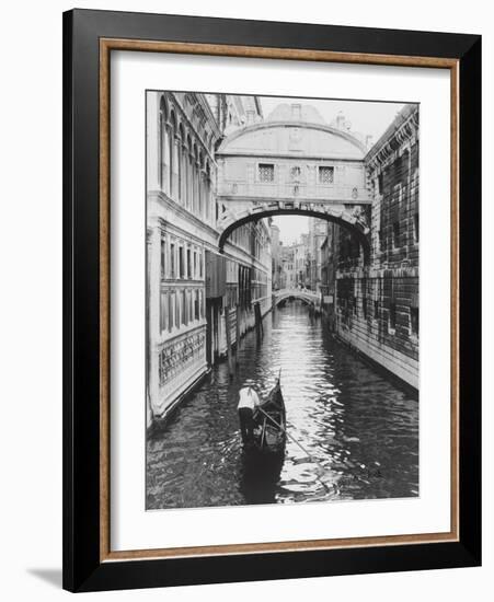 Venice Canal-Cyndi Schick-Framed Premium Giclee Print