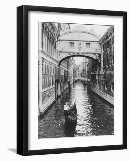 Venice Canal-Cyndi Schick-Framed Premium Giclee Print