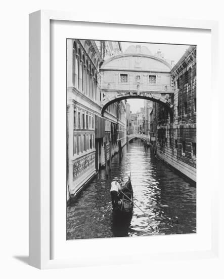 Venice Canal-Cyndi Schick-Framed Premium Giclee Print