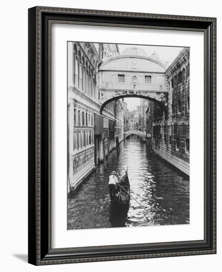 Venice Canal-Cyndi Schick-Framed Premium Giclee Print