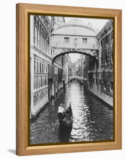 Venice Canal-Cyndi Schick-Framed Stretched Canvas