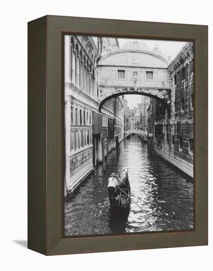 Venice Canal-Cyndi Schick-Framed Stretched Canvas