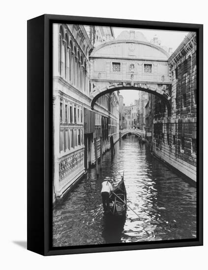 Venice Canal-Cyndi Schick-Framed Stretched Canvas