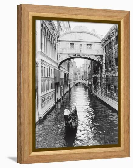 Venice Canal-Cyndi Schick-Framed Stretched Canvas