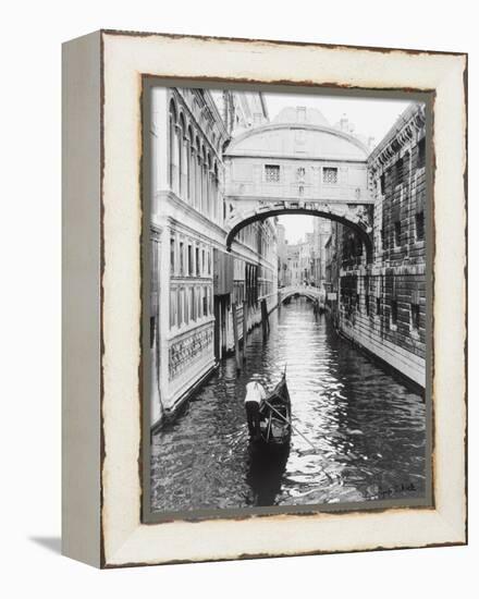 Venice Canal-Cyndi Schick-Framed Stretched Canvas