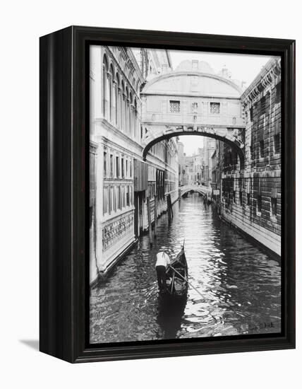 Venice Canal-Cyndi Schick-Framed Stretched Canvas