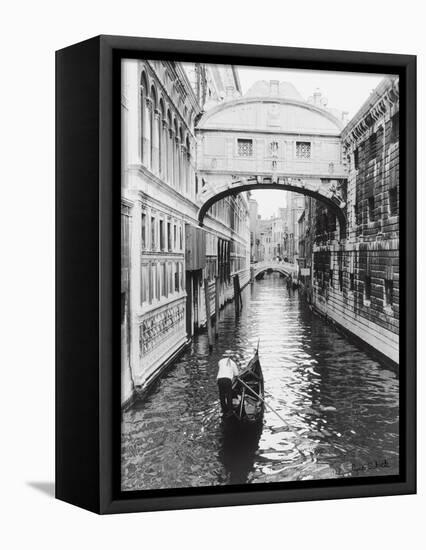 Venice Canal-Cyndi Schick-Framed Stretched Canvas