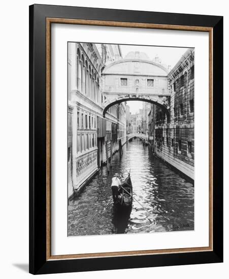 Venice Canal-Cyndi Schick-Framed Art Print