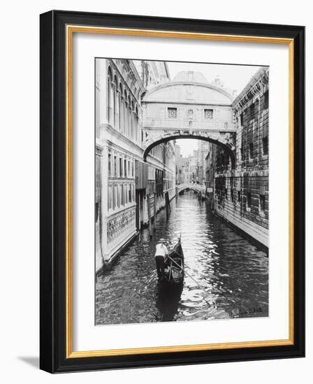 Venice Canal-Cyndi Schick-Framed Art Print