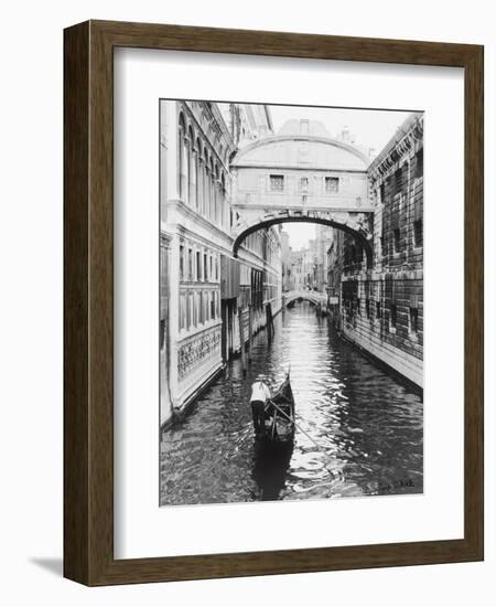 Venice Canal-Cyndi Schick-Framed Premium Giclee Print